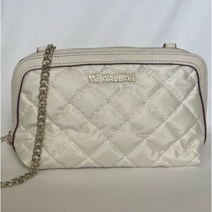 MZ WALLACE Small Emily Crossbody, Pearl Metallic